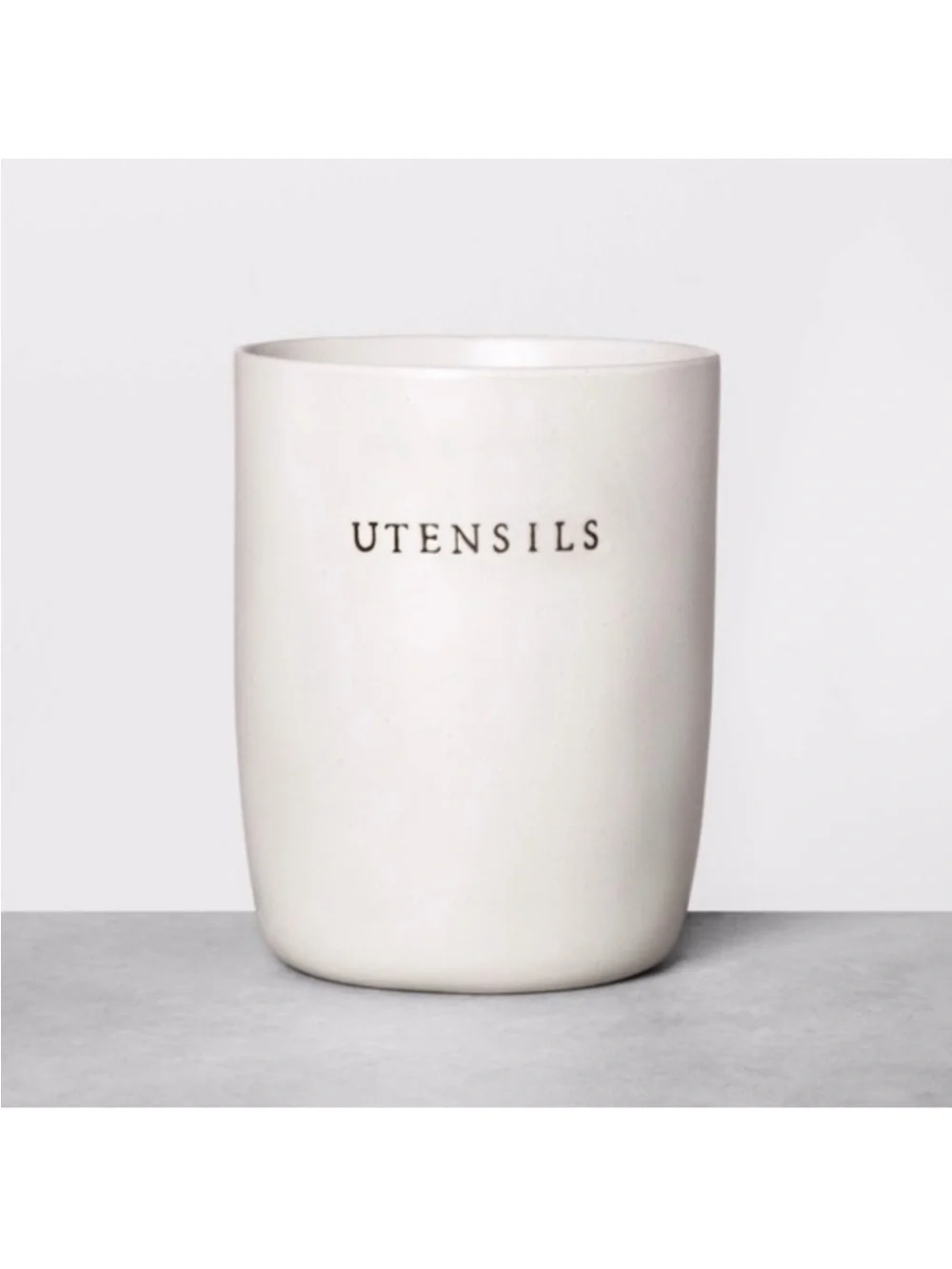 Hearth & Hand Cream Ceramic Utensil Crock